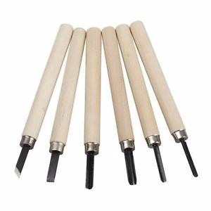 Herramientas para Tallar (gubias) Madera X 6 Pzas Ref. A15512