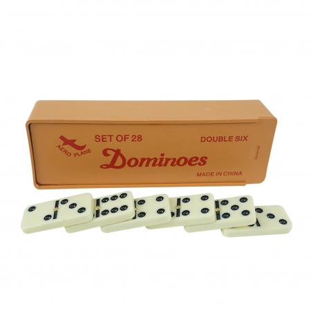 Juego Domino Cajita Plastica  Aero Plane Set Of 28 