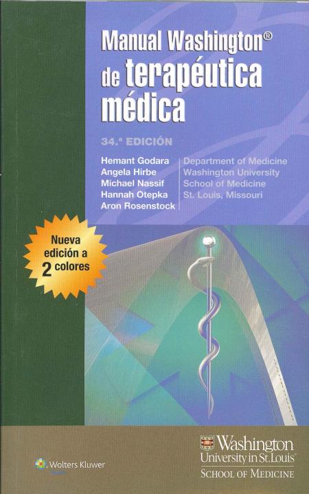 Manual Washington de Terapeutica Medica 34ª Edicion
