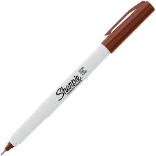 Marcador Permanente Sharpie Punta Fina Marron Ref. 326982