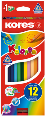 Papelería Modelo - Caja de Colores Kores x 12 - Domicilios Pereira