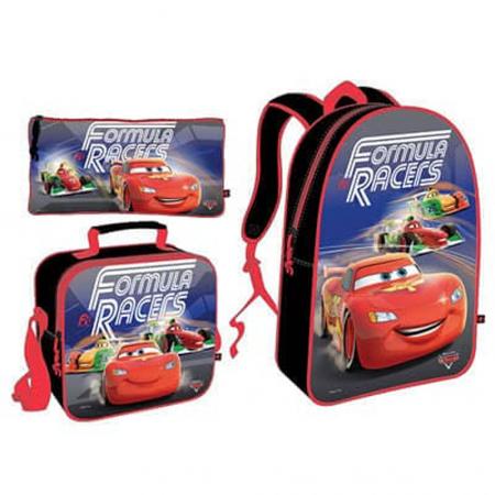 Combo Cars + Morral + Lonchera + Cartuchera Ref. 959010