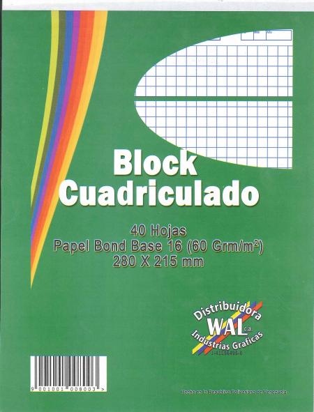 Block de Dibujo Espiral Caribe 6148D