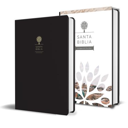 Biblia Letra Grande - Semi Piel Color Negro